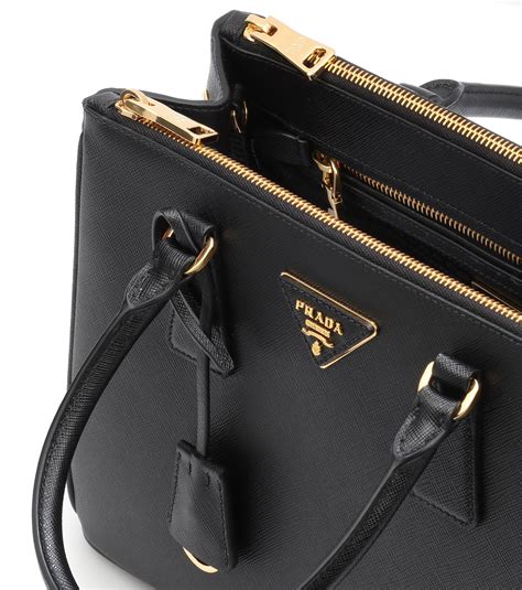 prada shoulder bag saffiano leather black|prada saffiano lux tote small.